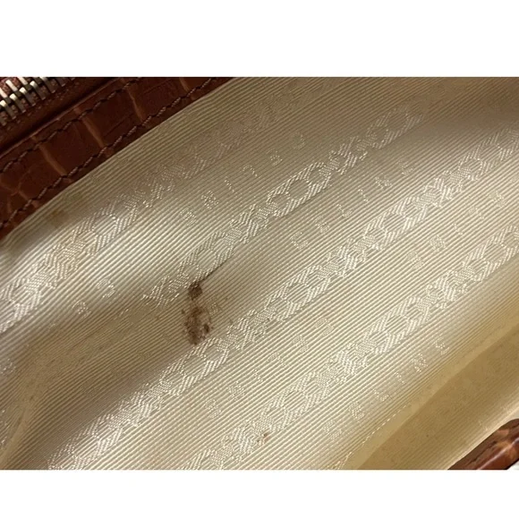 CELINE BOOGIE EMBOSSED CROC BAG- vintage - Picture 14 of 16